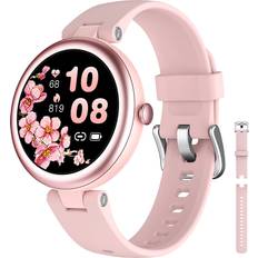 Smart Watch for Women Waterproof Pink Small iPhone Sleep