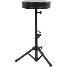 Sound Around Pyle Padded Musician Stool-Drum/Guitar/Keyboard Performers Foldable Piano Seat W/ Adjustable Seat