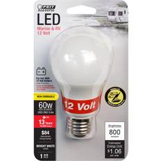 Light Bulbs Feit Electric A19 E26 Medium LED Bulb Bright White 60 Watt Equivalence 1 pk