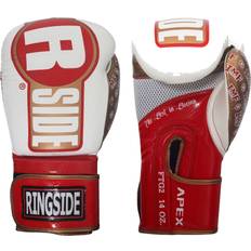 S Gloves Ringside Ringside Apex Flash Sparring Gloves, Men's, oz. Red/White Holiday Gift