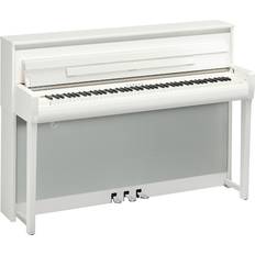 Yamaha Keyboard Instruments Yamaha Clavinova Clp-785 Console Digital Piano With Bench Polished White