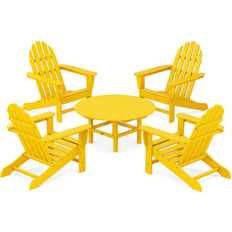 Yellow Outdoor Lounge Sets Polywood Classic Adirondack Outdoor Lounge Set