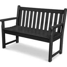 Black Garden Benches Polywood Traditional Garden Bench