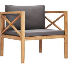 Utemöbler vidaXL Patio Chair with Cream