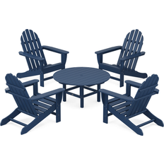 Bistro Sets Polywood Classic Adirondack Bistro Set