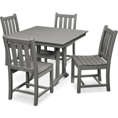 Plastic Patio Dining Sets Polywood Traditional Garden Patio Dining Set