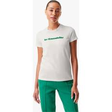 Lacoste Women Tops Lacoste Women's x Bandier Jersey T-Shirt White