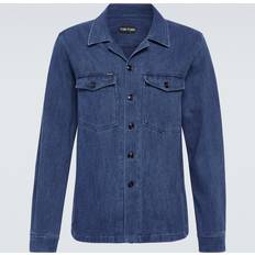 Jeanshemden Tom Ford Hemdjacke aus Denim blau