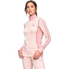 Pink - Sportswear Garment Base Layer Tops Kari Traa Else Half-Zip Top Women's