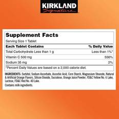 Kirkland Signature Kirkland Signature 500mg Vitamin C Chewable Tangy 500ct