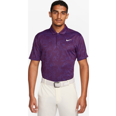 Nike Dri-Fit ADV Tiger Woods Mens Polo Bordeaux/White