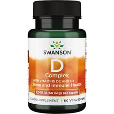 Swanson Vitamin D Complex with Vitamins D2 & D3 Sunshine Vitamin