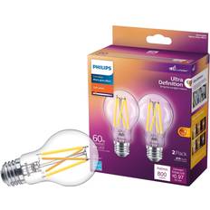 Light Bulbs Philips A19 E26 Medium LED Bulb Soft White 60 Watt Equivalence 2 pk
