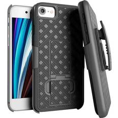 Mobile Phone Covers Rome Tech Apple iPhone 7/8/SE/SE2 4.7' 2022 Shell Holster Combo Case Black