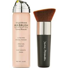 MagicMinerals Airbrush Foundation Medium & Kabuki Brush