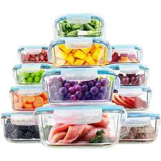 KICHLY Tupperware Glass 24 pieces Madkasse 24stk 0.32L