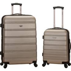 Divider Suitcase Sets Rockland Melbourne 2 Spinner Luggage