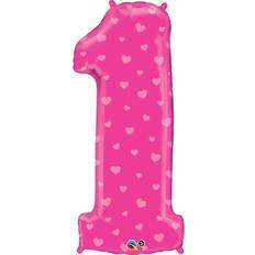 Qualatex 38 Inch Number One Shaped Foil Birthday Balloon