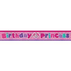 Amscan Birthday Princess Holographic Foil Banner