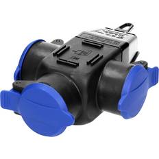 Orno Splashproof and impact resistant splitter, 16A, 230V AC, IP44, schuko version OR-AE-1346GS