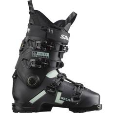 Downhill Skiing Salomon Shift Pro 90 At Black White Moss Beluga Ski Boots Size 26.5