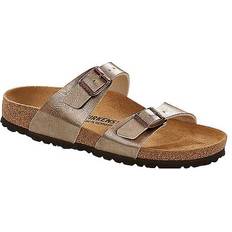 Birkenstock sydney two strap birko flor sandal in taupe