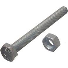 The Home Fusion Company Steel BZP Hex Bolts Set