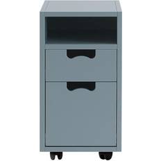 Hjul Sängbord Asplund Snow G3 Nordic Blue Sängbord 42x31.3cm