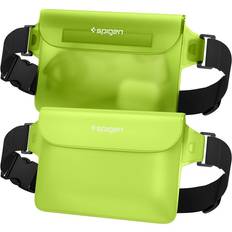 Spigen Étuis Étanches Spigen A620 Universal Aqua Shield WaterProof Waist Bag (2 pièces) Cactus Green