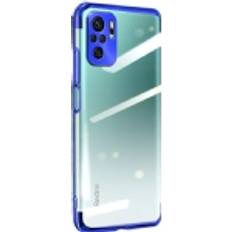 Hurtel Clear Color case gel case cover with metallic frame Xiaomi Redmi Note 10 5G Poco M3 Pro blue