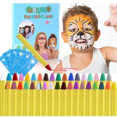 Animals Makeup Fancy Dress Uraqt Body Face Paint Crayons 36 Colors