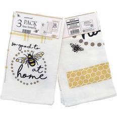 Kitchen Towels Country Club Bee At Set Kitchen Towel White