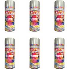 Spray Paints Paintfactory Paint Factory Silver Glitter Effect Colour Spray Paint 200ml