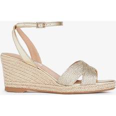 L.K. Bennett Santana Wedge Sandals, Gold