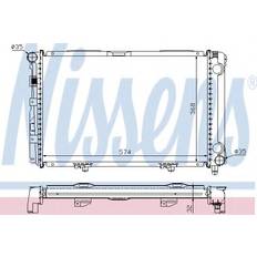 Termosifoni Nissens Radiatore Motore 62671A Alluminio 577 368 32