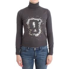 John Galliano Brown turtleneck cotton sweater