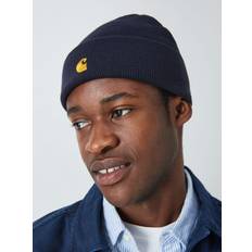 Donna - Oro Berretti Carhartt WIP Chase Beanie Dark Navy/Gold Unisex Blue