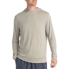 Bamboo Tops Free Fly Men's Bamboo Lightweight Long Sleeve T-Shirt Sandstone Sandstone