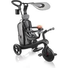 Globber Explorer Trike Cykel 4 i 1 Deluxe Play Svartgrå