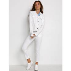 Bomuld - Hvid Overtøj Kaffe KAzelina Denim Jacket