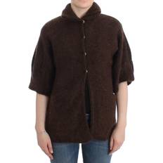 Cavalli Brown mohair knitted cardigan IT40