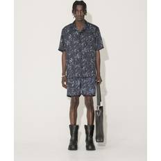 Han Kjøbenhavn Chrome Tribal Printed Summer Blue, Male, Apparels, Shirts, Multi color