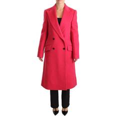 Dolce & Gabbana Women Coats Dolce & Gabbana Pink Breasted Trenchcoat Women's Jacket