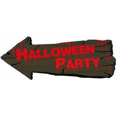 Brown Party Supplies Horror-Shop Halloween Party Wegweiser 50cm JETZT kaufen!