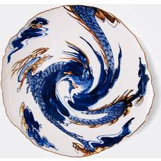 Blue Dessert Plates Seletti Diesel Classics on Acid Imari Dragon Dessert Plate