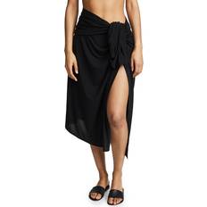 Best Swimsuit Cover-Ups & Sarong Wraps Norma Kamali Women's Ernie Multi-Way Oversized Sarong Black Black