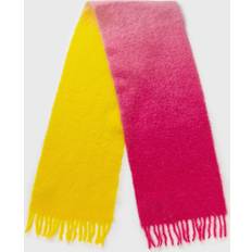 Ganni Dame Halstørklæde & Sjal Ganni Pink & Yellow Gradient Scarf UNI