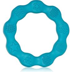 Be Active Silicone Teether Ring tyggelegetøj, bidering Blue 1 stk