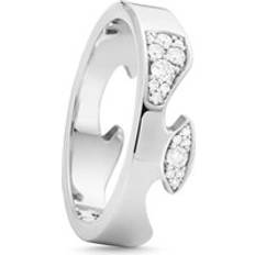 Georg Jensen Fusion Ytterring - Vitguld