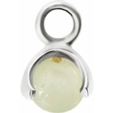 Jade Berlocker & Hängen CU Jewellery Letters stone jade pend silver